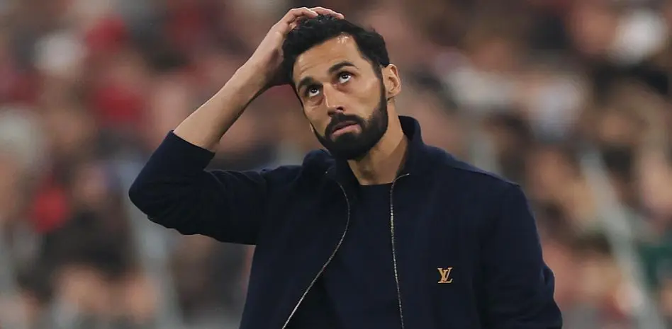 Real Madrid head coach reacts on the touchline during a tense LaLiga match