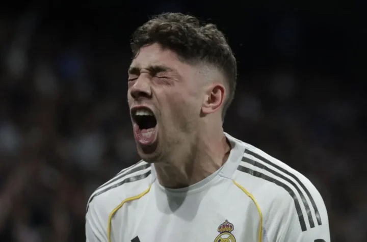 Federico Valverde injury concern as the Real Madrid midfielder reacts during a match ahead of El Clasico