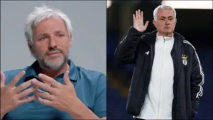 Jose Mourinho Real Madrid return graphic featuring Santiago Cañizares and Jose Mourinho side by side