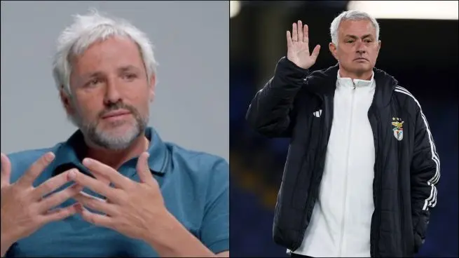 Jose Mourinho Real Madrid return graphic featuring Santiago Cañizares and Jose Mourinho side by side