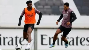 Two Real Madrid players train at Valdebebas as Tchouameni trains with Real Madrid and Valverde rests ahead of El Clasico