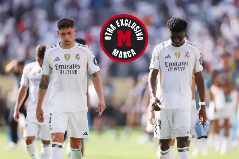 Two Real Madrid players walk off the pitch as reports of a dressing room crisis emerge ahead of a crucial match