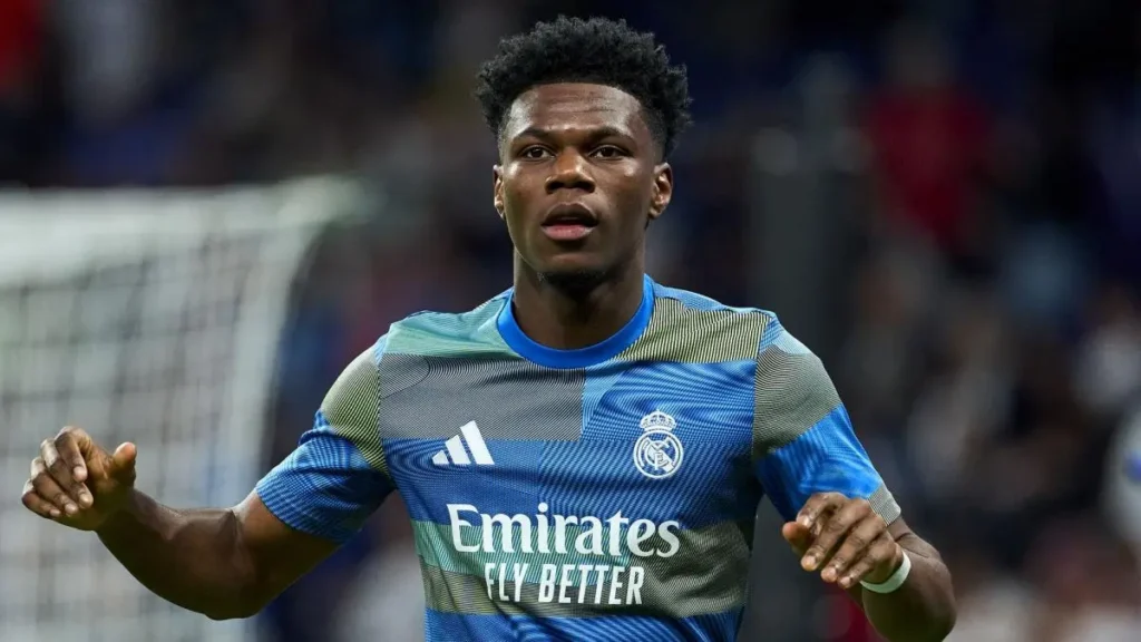 Valverde Tchouameni fight fallout as Aurelien Tchouameni appears during a Real Madrid match