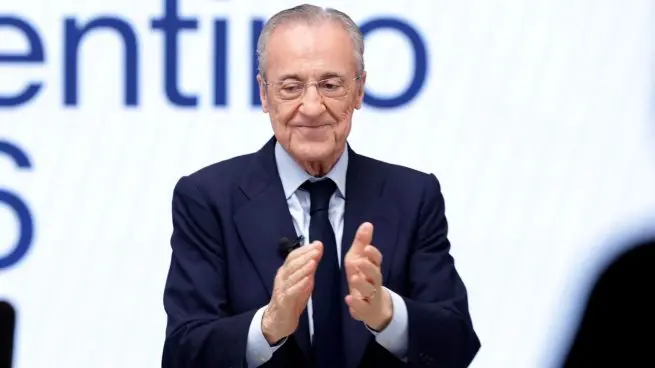 Florentino Perez during the election appeal aftermath after saying 1,000 Real Madrid votes will be challenged