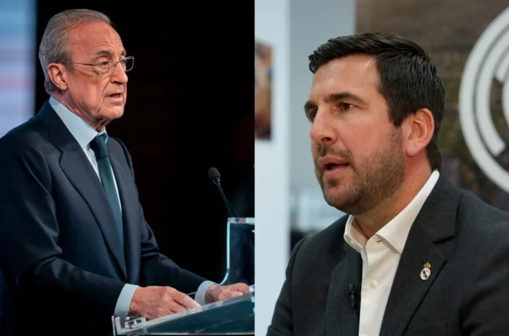 Real Madrid election results graphic showing the club’s presidential race ahead of the final decision