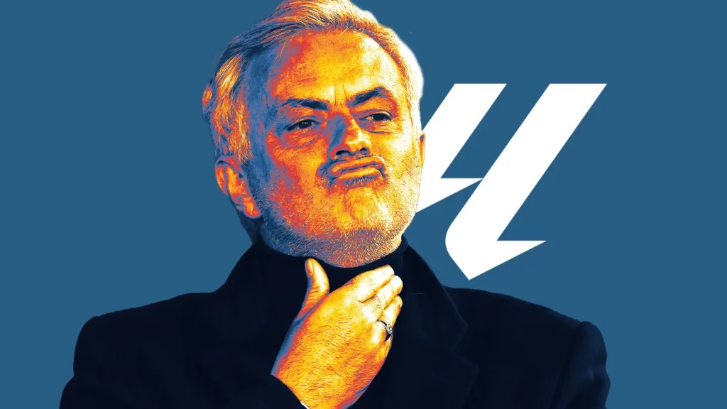 Jose Mourinho La Liga priority featured graphic for a Real Madrid news story about the club’s domestic title focus