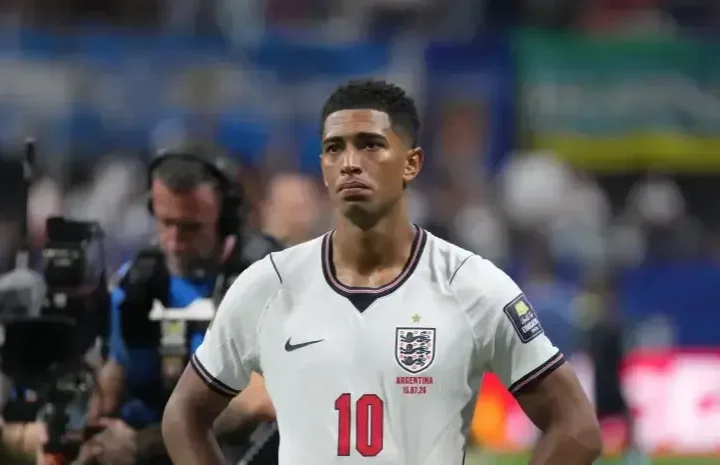 Jude Bellingham emotional message featured image showing an England player after a painful World Cup defeat
