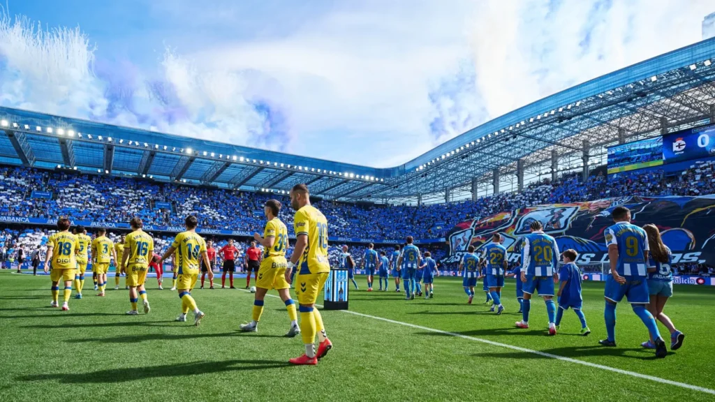 Real Madrid Teresa Herrera Trophy image showing the matchday atmosphere at Riazor ahead of Deportivo vs Real Madrid